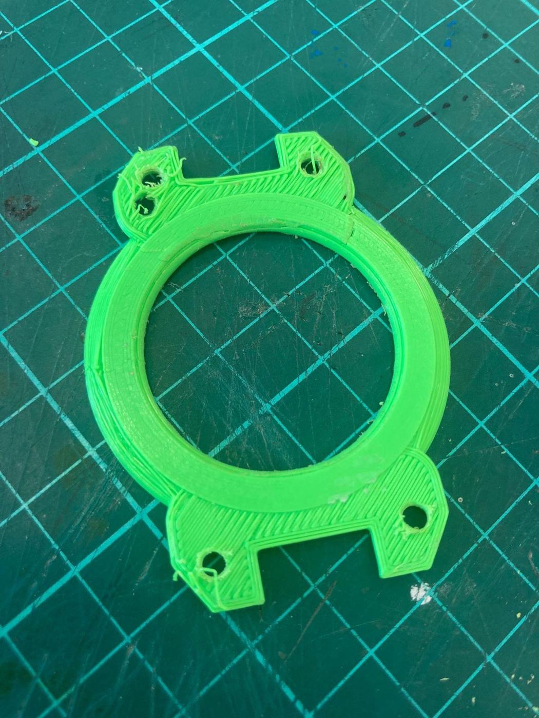 Green FDM test print
